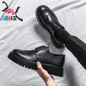 Botas Cortas Británicas para Hombre 2025, para Negocios y Ocio, con Suela Gruesa Antideslizante - Product Image 3