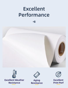 Papier autocollant PVC de haute qualité A4 blanc brillant, colle non séchante, imperméable, silicone personnalisable, autocollants de protection - Product Image 6