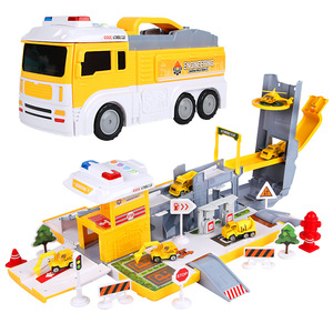 CE Certificate Bioplastic Toys Kids Car Vehicle Police Car Ambulance Educational Toy Set