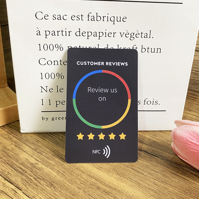 High Quality Programmable NFC Reviews Nfc Card  Trustpilot Review NFC Tap Contctless Review Card
