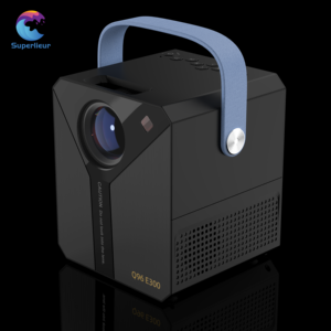 Superlieur E300 Full HD LED Proyector 120 ANSI Lumens Smart WIFI & 3D LCD Portátil 1280x720P <span class=keywords><strong>Home</strong></span> <span class=keywords><strong>Cinema</strong></span> & Outdoor Theater - Product Image 2