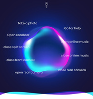 Anglais Russie Contrôle vocal 4G Adas Android Enregistreur vidéo de voiture hd 1080p MIRROR GPS CAMERA MIRROR CAMERA DVR