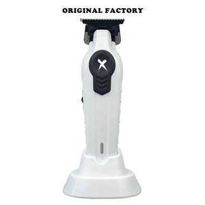 Tondeuse à <span class=keywords><strong>cheveux</strong></span> électrique professionnelle série X en couleur blanche 7700 tr/min tondeuse à <span class=keywords><strong>cheveux</strong></span> pour homme sculpture DLC lame outil de salon de coiffure - Product Image 1