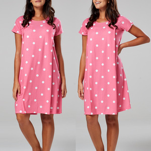 Abito da Allattamento Traspirante e Discreto per Donne, Vestito Estivo per Allattamento, Abito <span class=keywords><strong>Premaman</strong></span> - Product Image 4