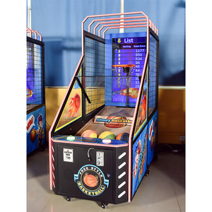 Machine d'arcade <span class=keywords><strong>de</strong></span> tir au <span class=keywords><strong>basket</strong></span>-ball à monnayeur pour intérieur avec écran LCD <span class=keywords><strong>de</strong></span> 42 pouces, construction métallique, prise en charge <span class=keywords><strong>de</strong></span> la langue anglaise - Product Image 4