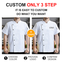 Uniforme d'hôtesse d'hôtel de haute qualité en gros uniformes de chef de restauration brodés imprimés avec étiquettes chemise de chef