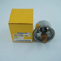 Thermostat régulateur de température d'eau d'origine pour excavatrice Caterpillar CAT 330D 336D 336D2 340D, moteur C9, pièce OE 2485513