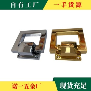 Zinc Alloy Rectangle <b>Drawer</b> Handles <b>Gold</b> Chrome Contemporary Design Durable Furniture Hardware - Product Image 5