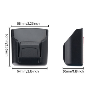 JYNB – boîte de rangement pour clés de voiture, noire, 1 à 3 compartiments, résistante à la pression, organisateur de console centrale pour accessoires intérieurs de voiture - Product Image 3