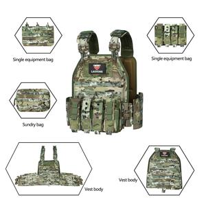 Gilet tactique d'entraînement, gilet de combat, Molle à libération rapide, chaleco táctico, poche de chasse, gilet de chasse, porte-plaque, gilet tactique - Product Image 4
