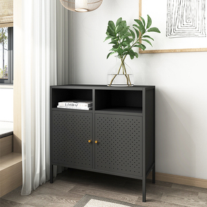 <span class=keywords><strong>Commode</strong></span> en métal à <span class=keywords><strong>3</strong></span> <span class=keywords><strong>tiroirs</strong></span> pour placard, meuble de rangement pour salon, couloir, entrée, maison - Product Image 6