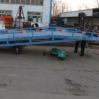 Équipement de déchargement de conteneurs hydrauliques TDER chariot élévateur conteneur chargement mobile rampes de quai 10 tonnes