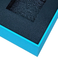 Boîte d'emballage antichoc pour appareils électroniques, conception couvercle et base pour boîte de protection personnalisée pour puces de précision