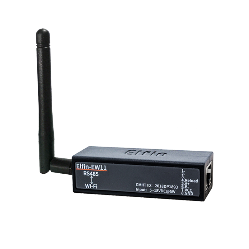 Elfin-EW11 Serial Port RS485 to WiFi Serial Device Server Support TCP IP Telnet Modbus TCP Protocol IOT Data Transfer Converter
