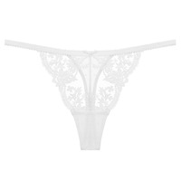 Strings en dentelle transparente à taille basse pour femmes, culottes amincissantes transparentes, grandes tailles disponibles