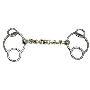 WATERFORD UNIVERSAL BIT Jerman perak MOUTHPIECE <span class=keywords><strong>3</strong></span> cincin <span class=keywords><strong>2</strong></span> GAG melompat kuda acara MAHERSI - Product Image 6
