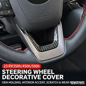 Autocollant décoratif en plastique pour volant, anti-rayures, décoration intérieure, adapté à RX300 NX260 RZ450 Hesheng, voiture à la mode - Product Image 1