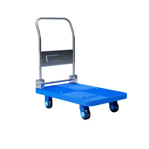 Carretilla de Mano Resistente, Plataforma de Transporte para Almacén, Carretilla de 4 Ruedas - Product Image 6