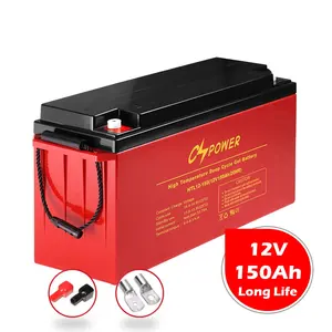 CSPower 12V 150Ah Backup Storage GEL Battery for Telecom System China Supply VS: Trojan HTL12-150 DAR