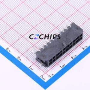 HC-MX3.0-2*10AWT-05 Wire-to-Board Pin Header SMD,P=3mm,Horizontal Mount Connector 2x10P 3mm Horizontal Mount Micro-Fit (MX 3.0) - Product Image 1
