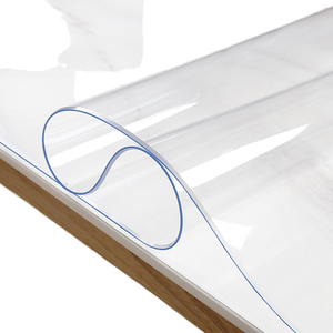 Film protecteur de table <span class=keywords><strong>Profolio</strong></span> en PVC rectangulaire transparent, biseauté, à bord en V, brillant, uni, teinté, 2 mm, 160 x 90 cm - Product Image 4