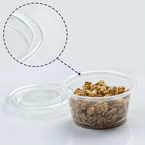 Tasses à condiments pour sauce ronde de qualité alimentaire jetables à mur unique logo personnalisé pour poulet sushi - Product Image 6