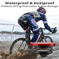 Support de vélo caché pour AirTag, antivol, traceur GPS, étanche, alimenté par batterie, support LED, compatible Apple AirTag/SiNE Tag, vélos, vélos électriques