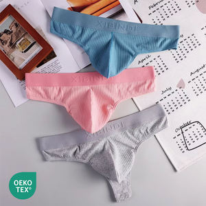 Collection de slips sexy pour hommes à taille basse en Spandex/Coton, teints en pièce, doux, de créateur, vente en gros - Product Image 1