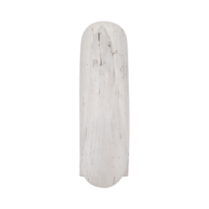 Scultura di Balena in Legno con Finitura Bianca Anticata, Decorazione Murale Costiera per Casa, Ufficio, Bagno, Soggiorno - Product Image 4
