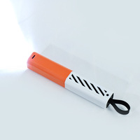 Lampe torche laser portable mini ABS légère pour extérieur, étanche, portée du faisceau 50-100m, longue autonomie de la batterie