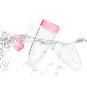 100ml <span class=keywords><strong>nouveau</strong></span> OEM presser Silicone <span class=keywords><strong>nouveau</strong></span>-<span class=keywords><strong>né</strong></span> bébé fluide complémentaire alimentation manger <span class=keywords><strong>biberon</strong></span> ensemble nourriture fruits mangeoire avec cuillère - Product Image 3