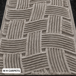 Tapis de luxe personnalisé en laine, écologique, fait main, moderne, antidérapant et lavable pour usage commercial et résidentiel - Product Image 6