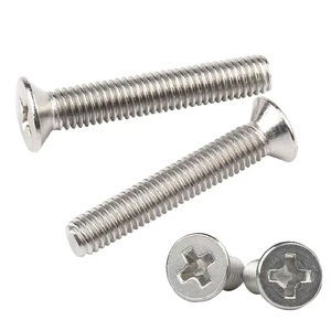 Produzione OEM - Viti a <span class=keywords><strong>Testa</strong></span> <span class=keywords><strong>Svasata</strong></span> Phillips in Acciaio Inox Personalizzate per Componenti Hardware di Alta Precisione - Product Image 2