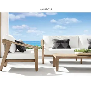 Teak wood Patio garden lounge outdoor Sofas sets furniture