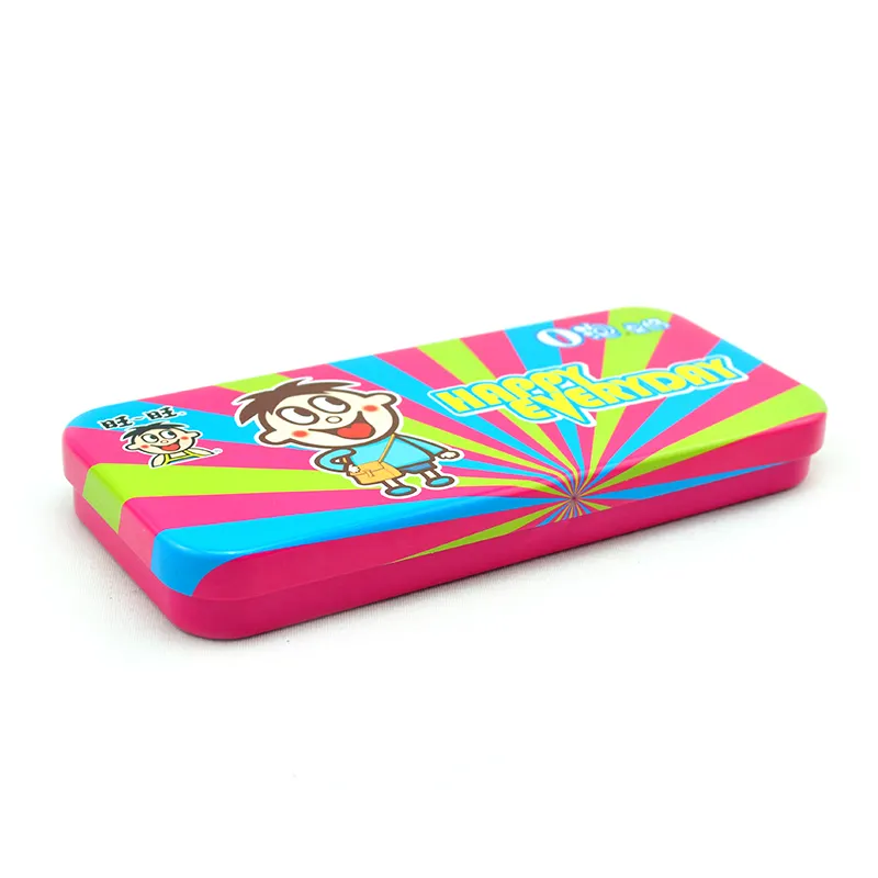 Wholesale Custom Empty mental tin pencil box