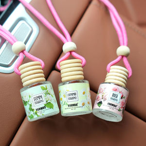 น้ำหอมปรับอากาศในรถยนต์แบบใหม่ พร้อมขวดแก้วแขวนประดับตกแต่ง กลิ่นหอมติดกระจกมองหลัง - Product Image 4