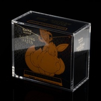 Vitrine moderne en acrylique pour cartes Pokémon Elite Trainer Box et Booster, avec cadre magnétique pour un montage portable et facile