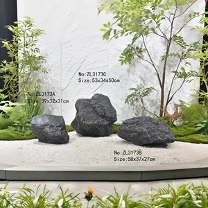 Ornamenti da <span class=keywords><strong>Giardino</strong></span> in Resina di Alta Qualità, Roccia Artificiale, Pietra Montana Impermeabile, Facile da Installare, <span class=keywords><strong>per</strong></span> Interni/Esterni, Hotel, Arte Commerciale - Product Image 5