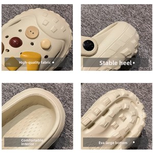 Sandales plates pour femmes, style célébrité internet, pour l'été, la plage et l'extérieur, pantoufles d'infirmière à bout fermé, sabots et <span class=keywords><strong>mules</strong></span> à semelle souple à motif dessin animé - Product Image 4
