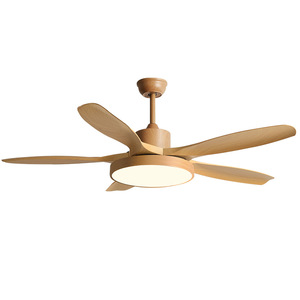 Modern Minimalist <b>Ceiling</b> <b>Fan</b> Light With Led Fixed Blade For Living Room Bedroom Dining Room Silent Inverter <b>Fan</b> Light - Product Image 2