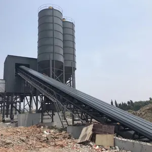 Tanaman Mixer Batching Beton Seluler, Kapasitas 109m3 dengan Hopper Pengangkat