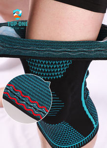 Top One haute qualité sangle réglable Compression genouillère Flexible genou manchon soutien soulagement de la douleur protection coude genouillères - Product Image 5