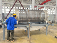 Machine de tamisage à tambour fin pour le prétraitement des eaux usées municipales et le polissage des eaux usées industrielles dans les stations d'épuration