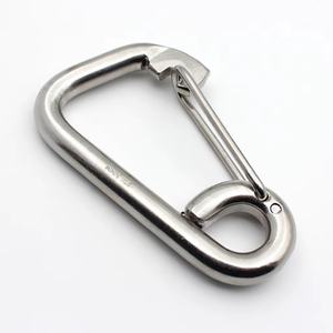 ห่วงนิรภัยโลหะหนาสำหรับรถยนต์ทำจากสเตนเลสสตีลขัดเงาห่วง304/316แบบห่วงคล้องเร็ว - Product Image 1