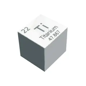 Cubo di titanio di elevata purezza 99.99% 38.1x38.1x38.1mm in magazzino