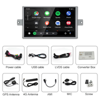 Lecteur multimédia automobile HFMidia Qualcomm Snapdragon 8581 Android14 Mercedes Benz ML W166 GL Tableau de bord Écran partagé USB Sans fil