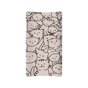 Cadeau pour les amoureux des chats Feuilles de table à langer unisexes pour le changement de couches 32 "x 16". - Product Image 2