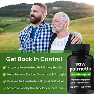 Ausreson OEM Próstata Saw Palmetto Cápsulas Cuidado DE LA SALUD Natural Orgánico Salud de la próstata saludable Cápsulas para hombres - Product Image 2