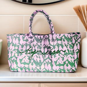 20 inch màu xám thể thao và thể dục Túi Tie-Dye phong cách công suất lớn mua sắm vải <span class=keywords><strong>Tote</strong></span> Túi Thời Trang Phụ Nữ Vai Túi ba lô - Product Image 3