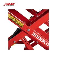 Pont élévateur à ciseaux ultra-plat 3000 kg, profil bas 110 mm, 1850 mm, 380 V/220 V, 2,2 kW pour atelier de pneus, garage, atelier